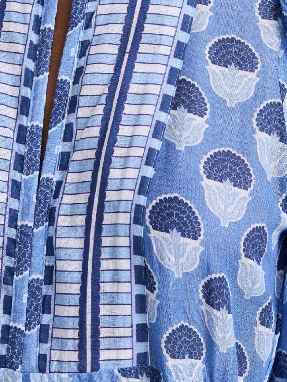 Marea House Dress in Blue Size Large - Picture 4 of 11